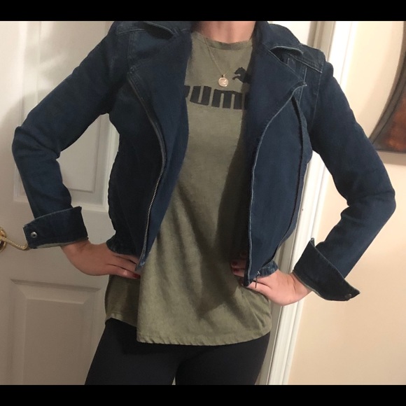 Joe Fresh crop Jean jacket - Picture 2 of 4